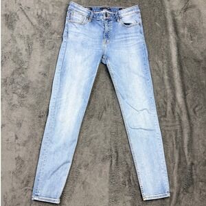 Vigoss Marley Super Skinny Mid‎ Rise Light Wash Denim Jeans W30 L26 Women
